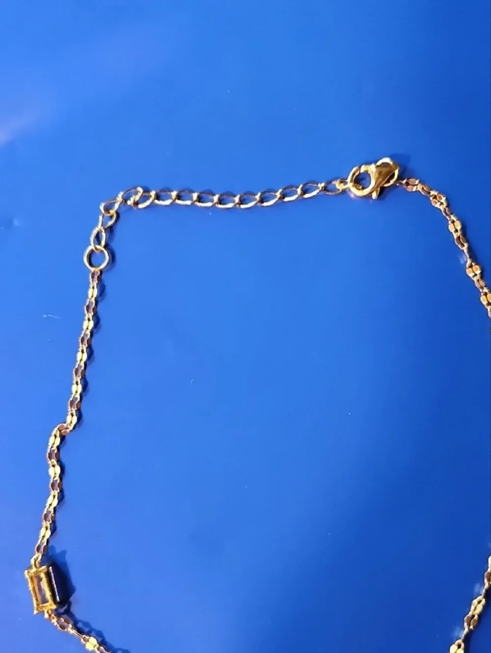 Giani Bernini Gold Over Sterling Silver CZ Anklet Bracelet 9 + 2